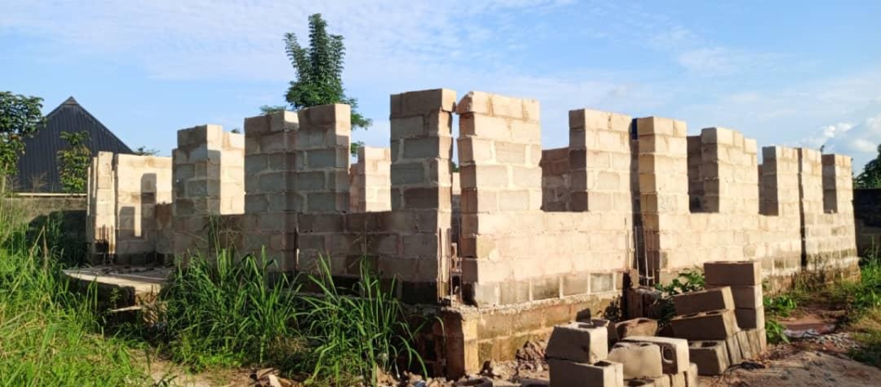 The construction site today